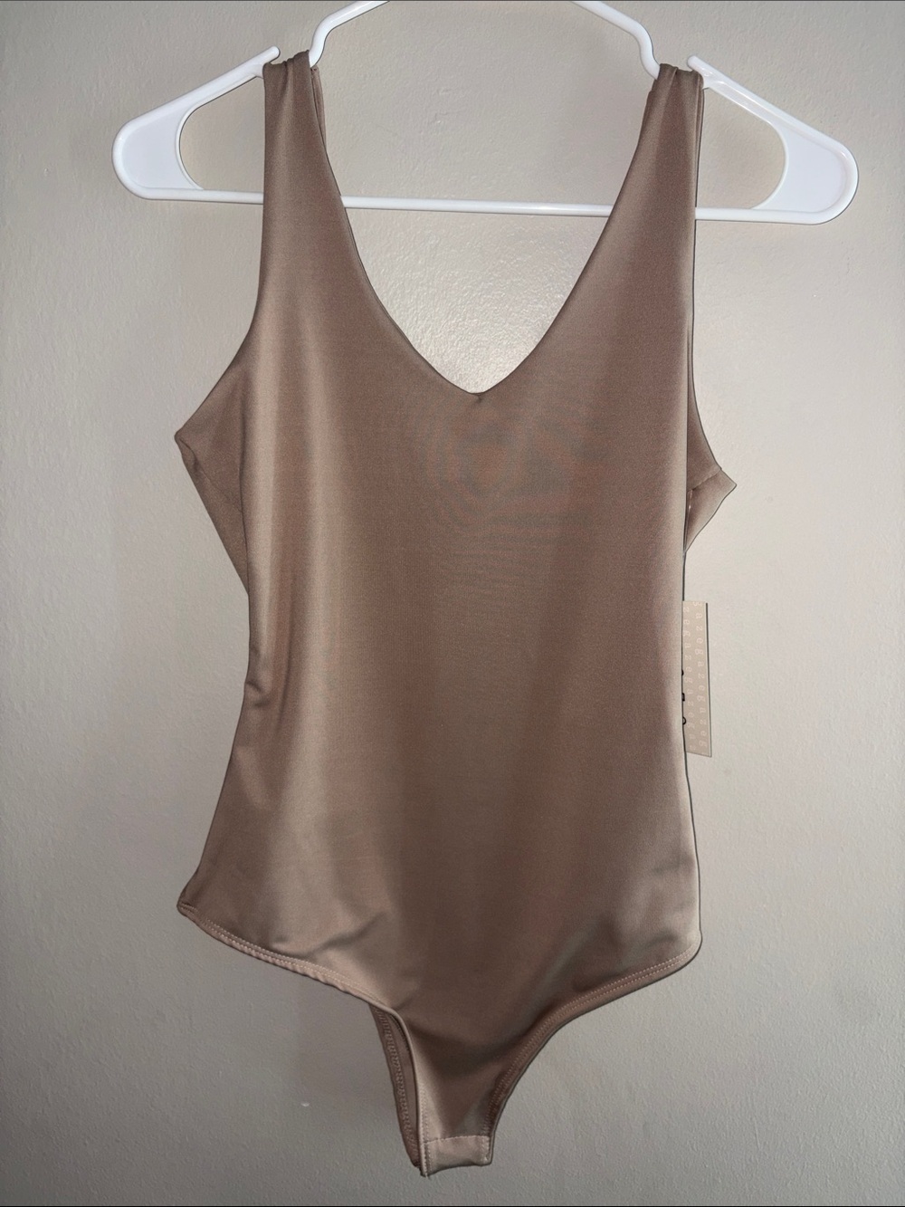 Gaze - Sleek Taupe Bodysuit